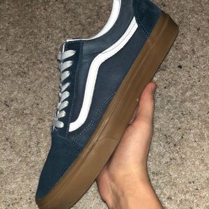 Navy blue gum vans